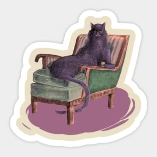 Behemoth the Cat Sticker